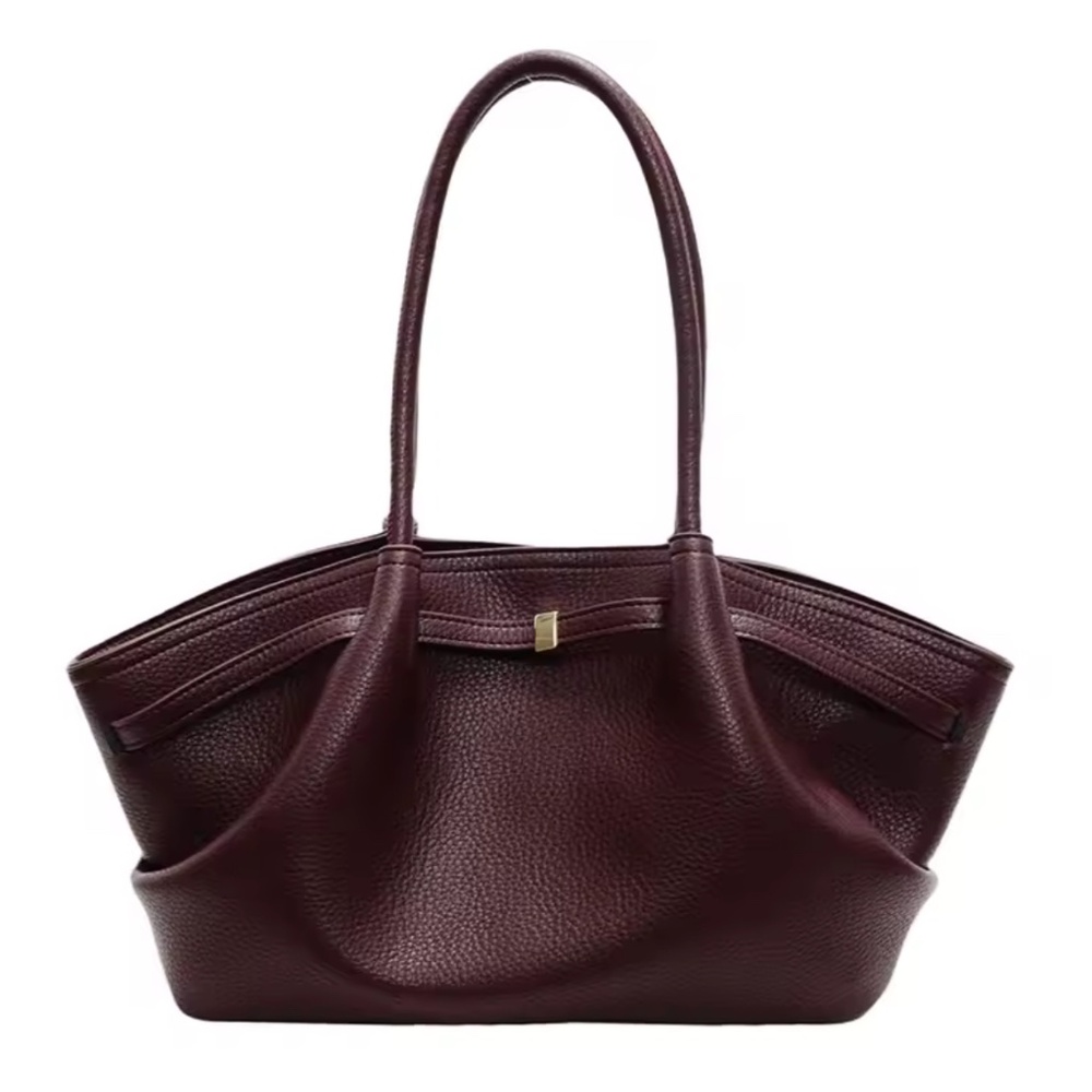 Wine Red Leather Bag